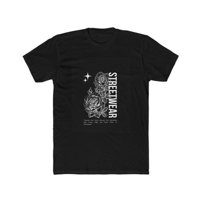 Camiseta de algodón unisex con cuello redondo