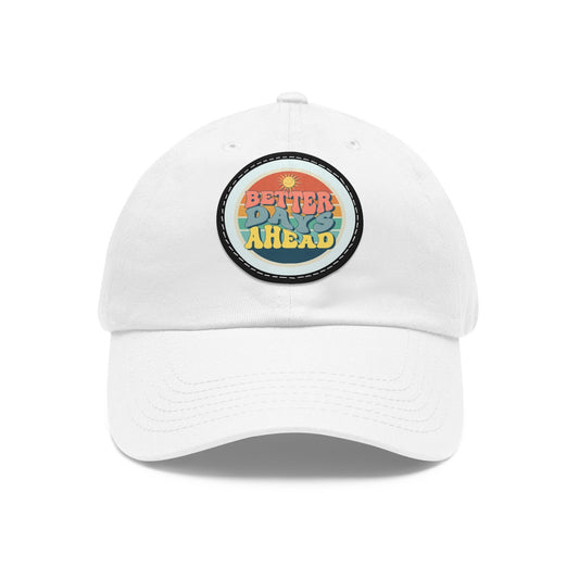 Gorra Dad Hat con Parche de Cuero (Redondo)