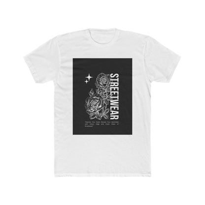 Camiseta de algodón unisex con cuello redondo